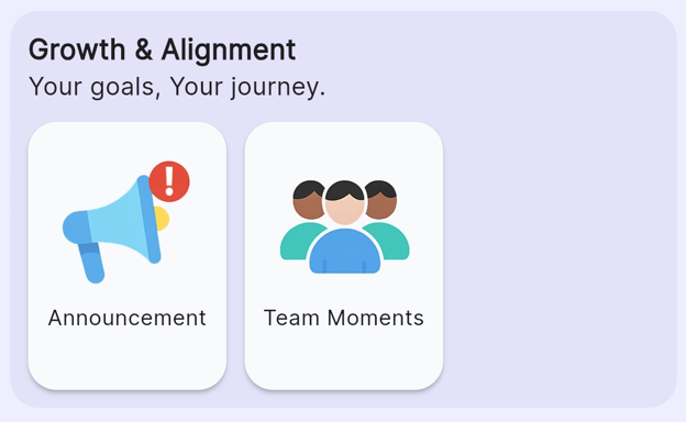 Growth & Alignment features
